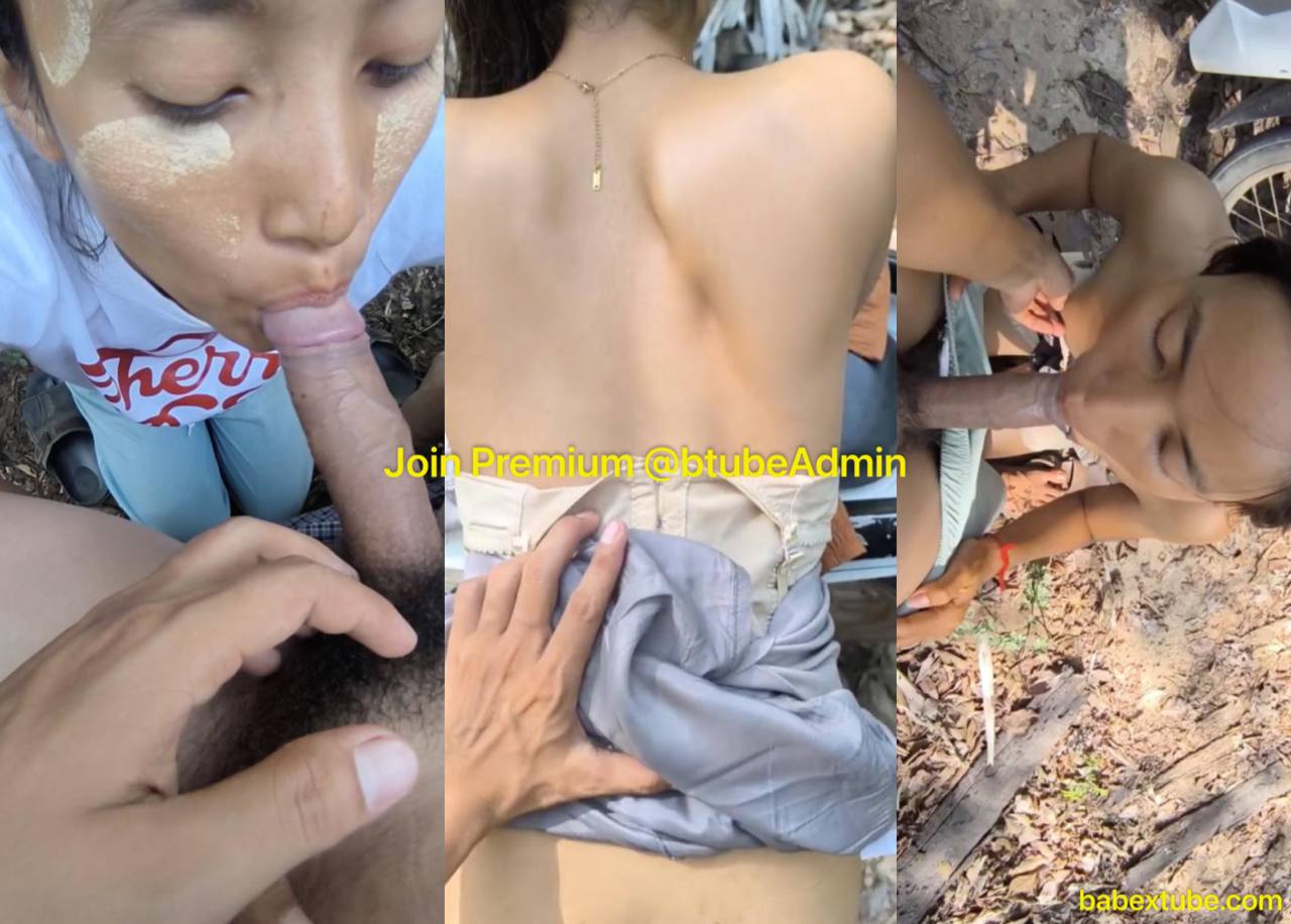 ဆိုင်ကယ်နဲ့ တောထဲ ခဏနားပီး လီးစုပ် လိုးခိုင်း